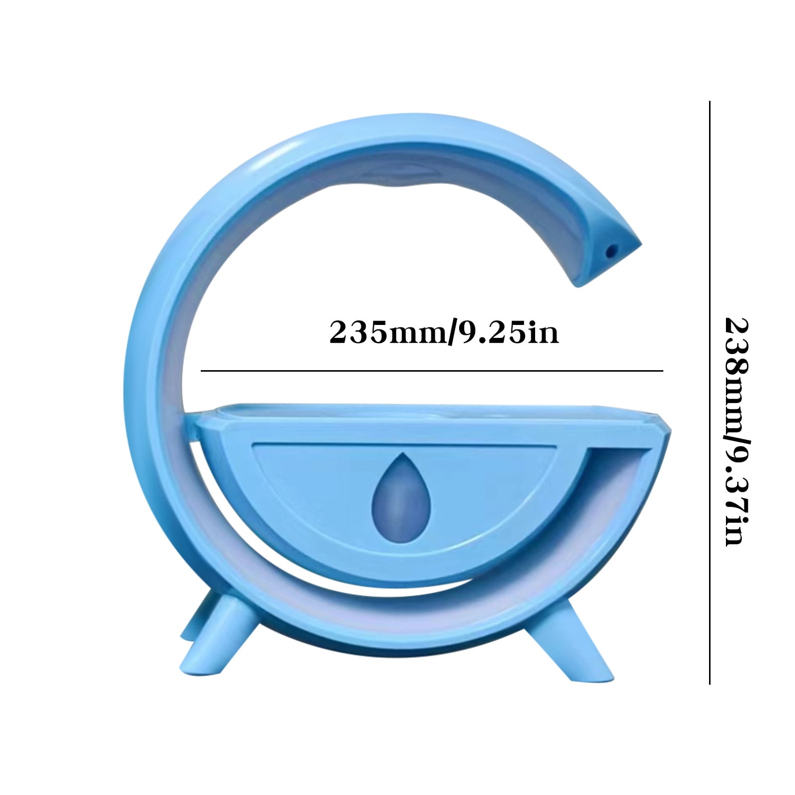 Jubipavy 350ml Humidifier Gravity Design Cool Mist Humidifiers Humidifier Integrated Large Capacity