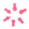 thumbnail image 3 of 6 uds lindo tejido punto tapa aguja punta tapón protector tapas (rosa roja) JShteea Libre de BPA, 3 of 7