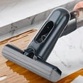 thumbnail image 4 of Hearth & Gear Portable Mini Mop Wet And Dry Spray Mop Hands Self Squeezing Handheld Mop Suitable For Small Spaces Dining Tables Desktops Car Windows Black Kitchen Counter Spray with Louve Door Carpet, 4 of 6