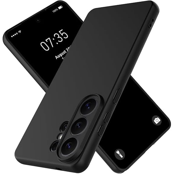 xixishop Silicone Case for Samsung Galaxy S26 Ultra, Durable and Stylish Drop Tested Soft Silicone Gel Rubber Slim Fit Shockproof Protection Phone Cover for Samsung Galaxy S26 Ultra (Black)