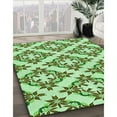 thumbnail image 3 of Ahgly Company Machine Washable Indoor Rectangle Transitional Light Green Area Rugs, 2' x 5', 3 of 7