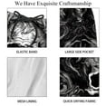 thumbnail image 4 of luoweisi Men's Beach Shorts Quick Dry Swim Trunks with Mesh Lining Skull XL, 4 of 5