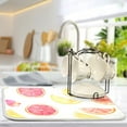 thumbnail image 5 of Yayeee Dish Drying Mat for Kitchen Counter 16"x18" Microfiber Absorbent Pad, White Grapefruit Slices, 5 of 7