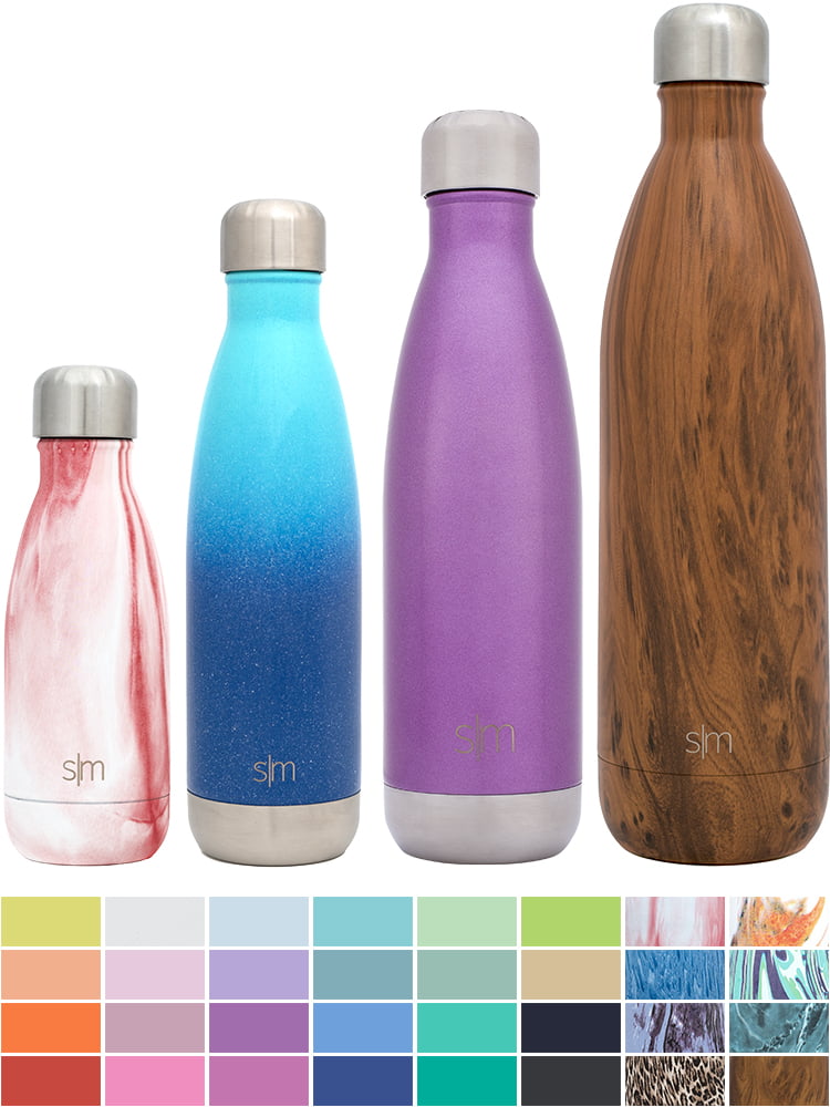Leak Proof Double Wall Insulated Cap Amethyst Fits 17oz and 9oz Wave & Bottles Simple Modern Wave Bottle Lid