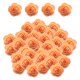 thumbnail image 1 of Mini cabezas de rosas artificiales, cabezas sin para mesa, cajas de regalo DIY, decoración Naranja BLESIY Pequeñas cabezas de rosas, 1 of 6