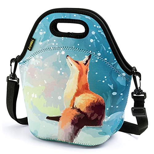 Water-resistant Neoprene Thermal Insulated Picnic Lunch Box Bag Tote for Men Kid 