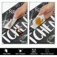 thumbnail image 3 of 2 Pcs Anti Fatigue Kitchen Mat Set Pvc Kitchen Floor Mat Waterproof Standing Mats,40*60+40*110cm,black, 3 of 5