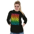 thumbnail image 4 of NASA Worm Logo Rainbow Gradient Long Sleeve TShirt Men Women Brisco Brands S, 4 of 6