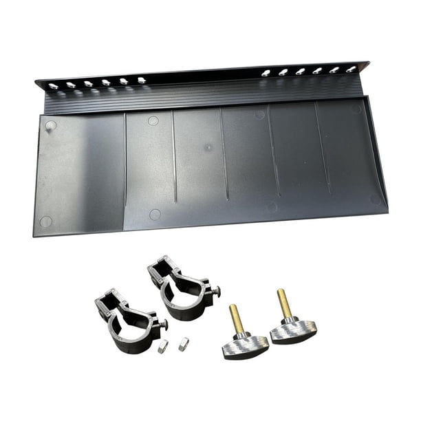 Bandeja de Caballete, Bandeja, Soporte de Almacenamiento de Suministros de Pintura, Organizador de Suministros de Arte Extraíble, Estante para Bocetos Negro