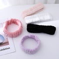 thumbnail image 5 of Plush Hair Band Cosmetic Makeup Washing Face Shower Spa Elastic Hair Hoop, 5 of 5