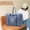 Light Blue, variant on Zelic Foldable Travel Duffel Bag Tote Carry On Luggage Sport Duffle Week-ender Overnight For Women And Girls