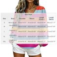 thumbnail image 3 of Lnmiateer Print V Neck Long Sleeve Tunic for Women Loose Fit Breathable Casual Trendy Streetwear Fashion Daily Blouse, 3 of 6