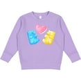 thumbnail image 2 of Inktastic Cute Gummy Bears and Heart Toddler Sweatshirt, 2 of 4