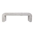thumbnail image 2 of Jofran Sophia Modern Luxury Curved Upholstered Jacquard Bench - Large, 2 of 5