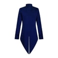 thumbnail image 4 of LEKWK Mens Tailcoat Gothic Steampunk Costume Vintage Victorian Jacket Medieval Vampire Classic Cosplay Festival Themed Party Halloween Costume, 4 of 7