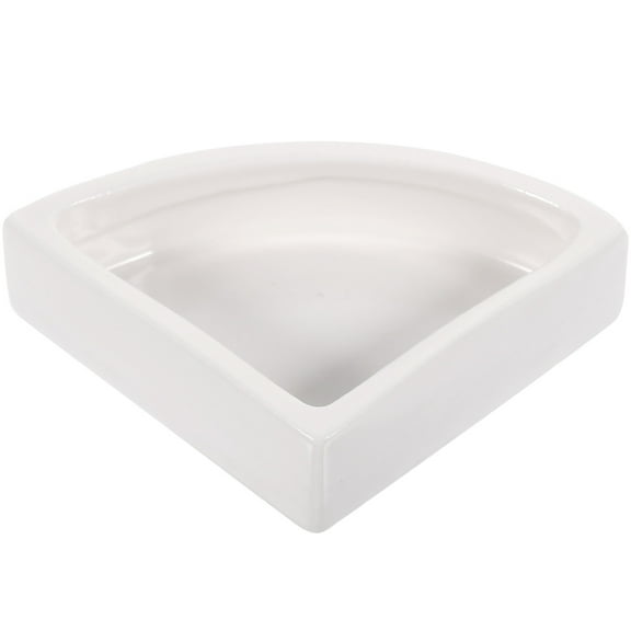 Reptile food storage bowl triangle shape bowl Reptile Food Dish Worm Feeder