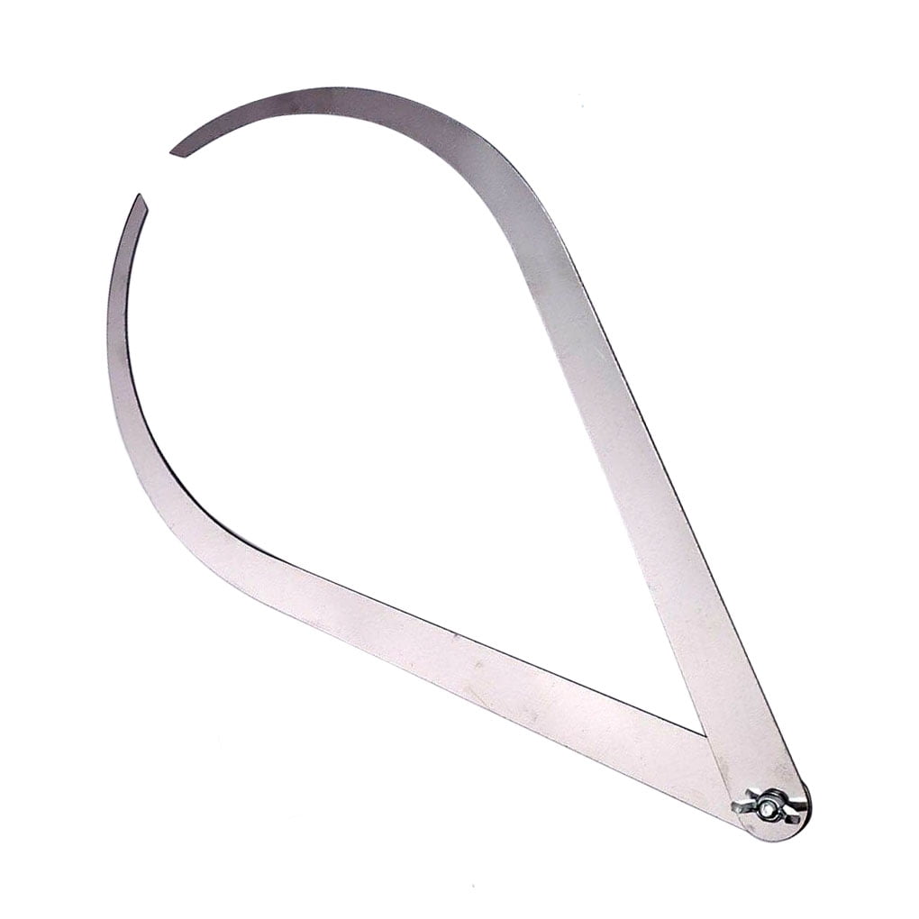 Caliper Clay Measuring Pottery Tool Bent Leg Stainless Steel Caliper Clay Sculpture Ceramic Tool, 4 Inch