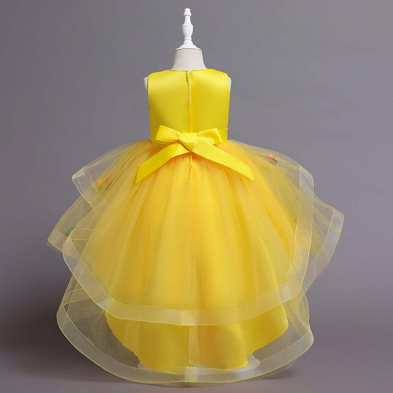 EINCcm Girls Summer Dress Summer Short Sleeve Princess Dresses