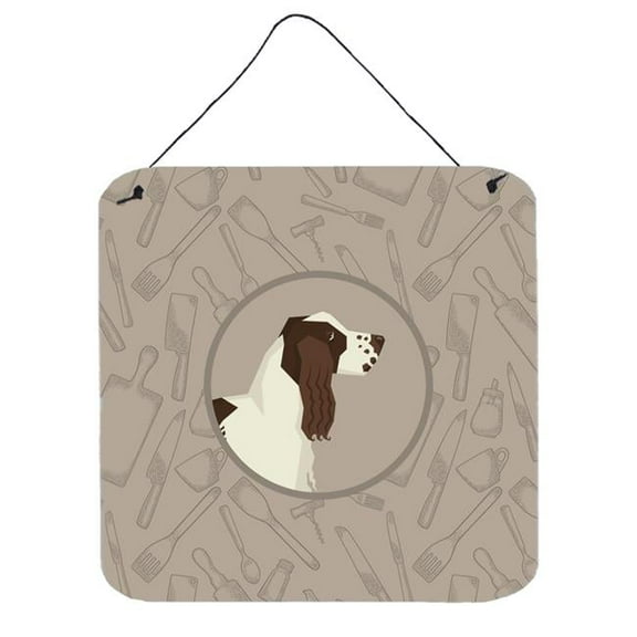 English Springer Spaniel in the Kitchen Wall or Door Hanging Prints
