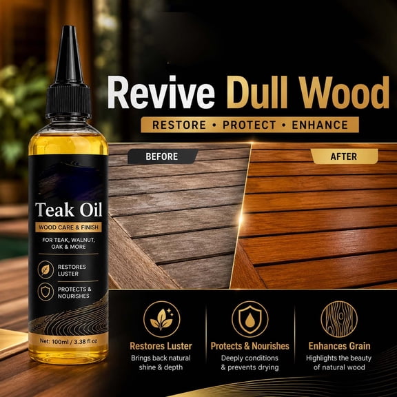 Kieccall Hardwood Furniture Polish Restores Shine and Protects Wood Surfaces Gift