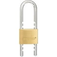 thumbnail image 2 of BRINKS - 50mm Solid Brass Keyed Padlock with Adjustable Shackle - Chrome Plated with Hardened Steel Shackle, (171-50061), 2 of 9