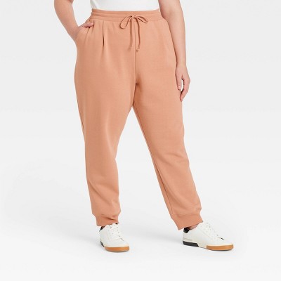 Rise Knit Pull-On Ankle Jogger Pants 