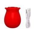 thumbnail image 1 of Succión Lamiendo Vibrador Para Mujeres Juguete Sexual Rosa Roja Chupando Estimulador De Clítoris Femenino Cateissary XX000535-00, 1 of 6