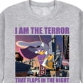 thumbnail image 3 of Disney - Darkwing Duck - I Am the Terror - Men's Crew Neck Fleece Pullover, 3 of 5