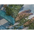 thumbnail image 4 of Ambesonne Detroit Quilted Bedspread Set 3 Pcs, Summer Afternoon River, Queen Size, Green Blue Aqua, 4 of 5