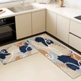 thumbnail image 5 of Floral Kitchen Rugs Sets of 3, Non Slip Kitchen Rugs and Mats Washable Farmhouse Kitchen Rugs Floral Kitchen Floor Mat Carpet Runner Rugs for Hallway Laundry Room, 5 of 12