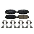 thumbnail image 3 of Detroit Axle - 2pc Rear Brake Pads for Nissan Altima Rogue Maxima 350Z 370Z Maxima Murano Sentra Infiniti EX35 G35 G37 M56 Q50 Q60 M35 Q70L QX70, Ceramic Brake Pads, 3 of 7