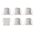 thumbnail image 1 of REGALWOVEN 5"x4" Coin Sacks Bag, 6pcs Deposit Change Transit Bags Style 1, White, 1 of 7