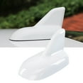 thumbnail image 3 of Taosunzt Antenna Cover Self-adhesive Exterior Decoration Streamlined Design Roof Antenna Shark Fin Cover Trim for Car White, 3 of 13