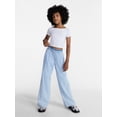 thumbnail image 2 of Weekend Academy Girls Wide Neck Knit Top with Short Sleeves, Sizes 4-18, 2 of 4