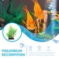 thumbnail image 3 of Greenadscape Artificial Aquarium Plants Green Plastic For Fish Keeping 1Set, 3 of 5