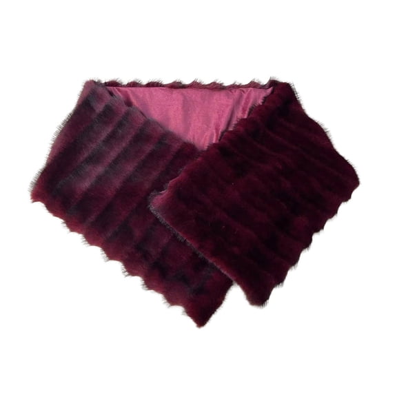 Plush Faux Wrap for Winter Warmth Lightweight Cozy Design, for Outdoor Activities & Formal