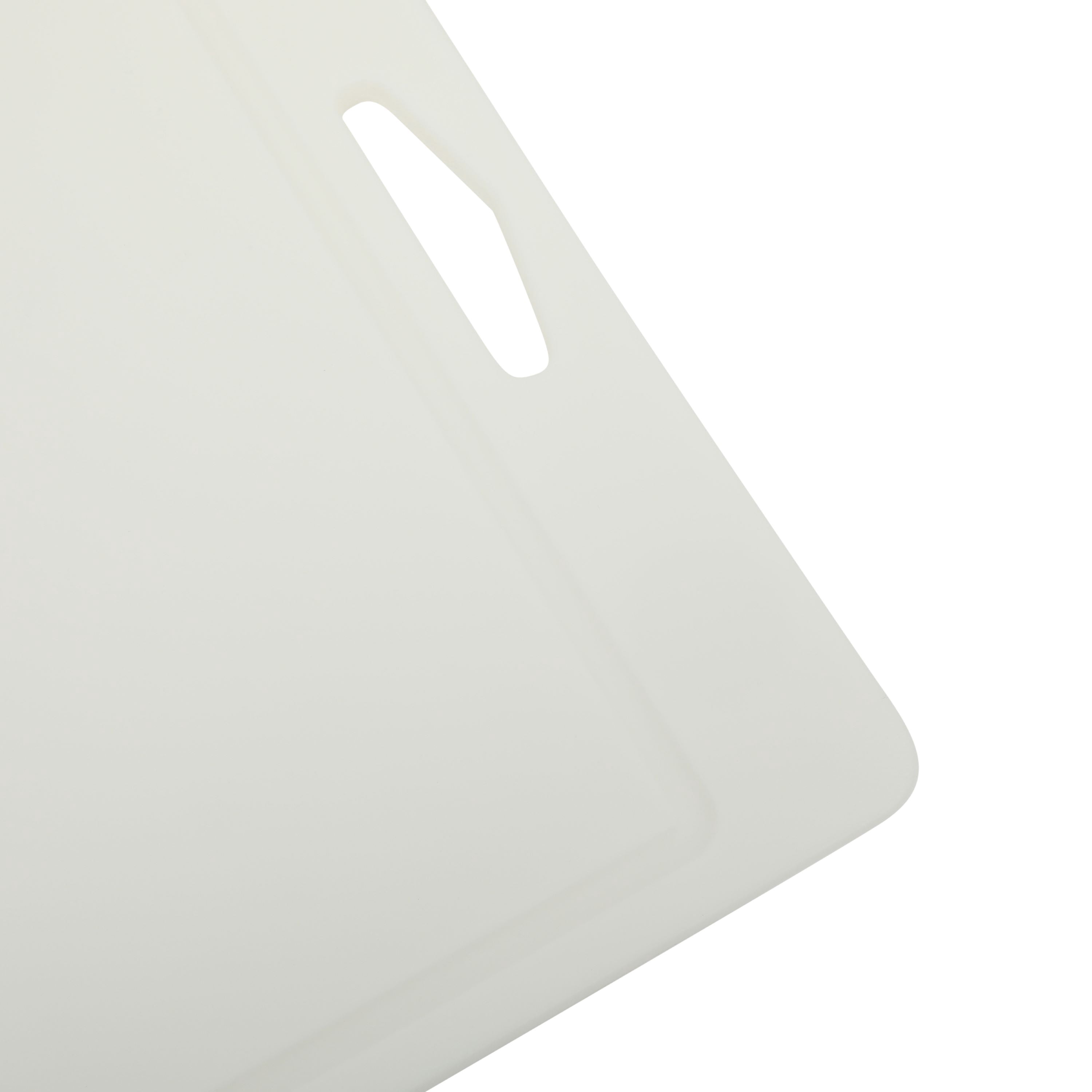 Martha Stewart 18" x 13" Plastic Cutting Boards Set for Kitchen, White
