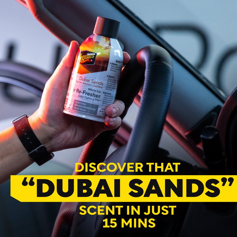 Meguiar's Whole Car Air Re-Fresher, Dubai Sands, 2 oz photo 5