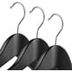 thumbnail image 1 of Percha de madera giratoria para trajes con barra de bloqueo: diseño retro suave, ideal para chaquetas y vestidos, 1 of 2