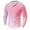 Pink, variant on Goodtrade8 Long Sleeve Mens Tops Button Gradient Casual Pink Crew Neck Shirts for Men Plus Size