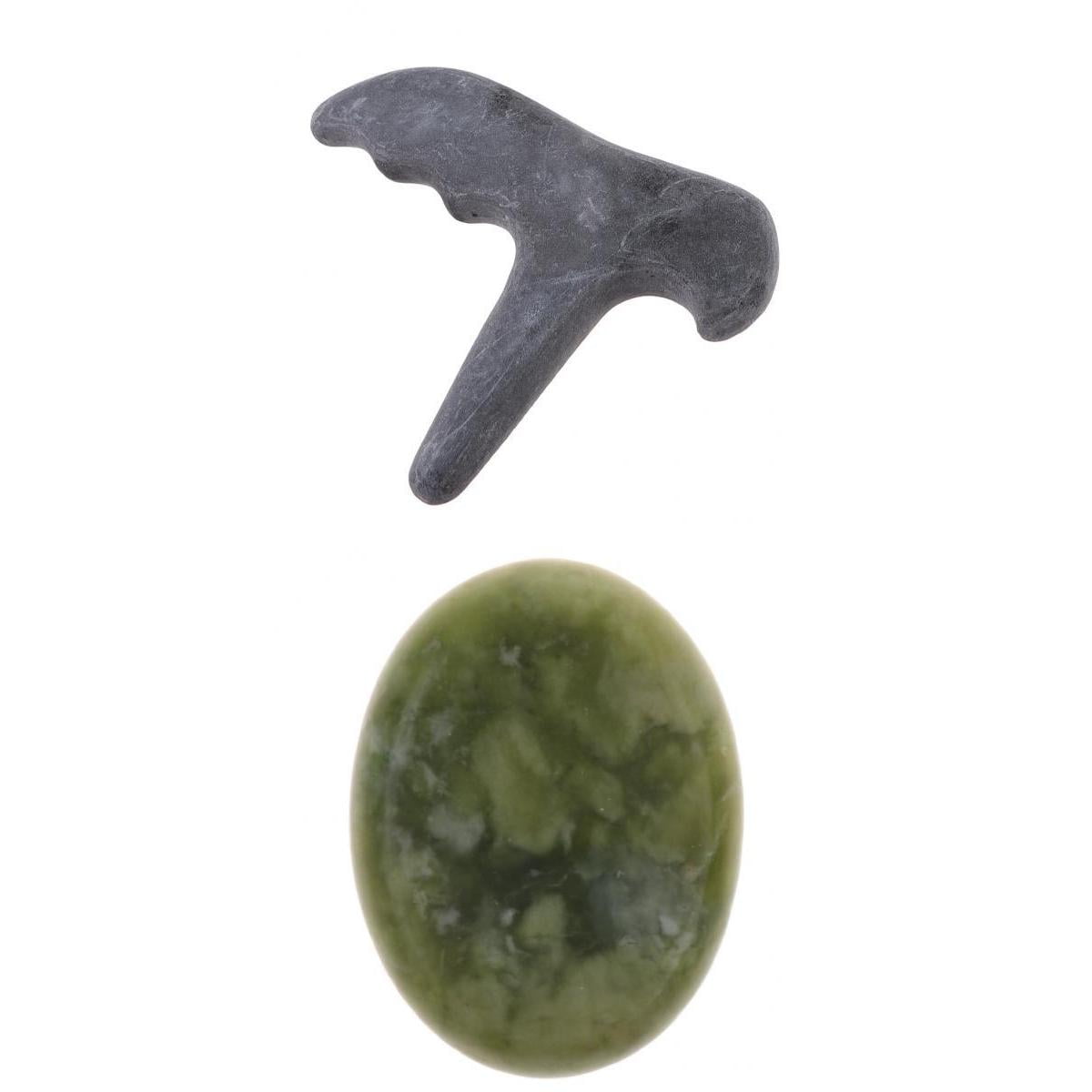 Tablero y Piedra de Fernando Rodillo de Jade Piedra Gua Sha