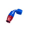 thumbnail image 2 of -04 AN 90 Degree PTFE Reusable Hose End - Blue/Red, 2 of 4