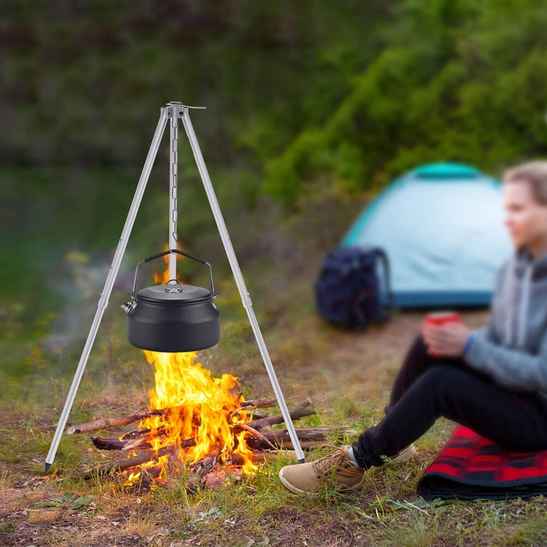 Cooking Tripod Stand For Camping Oven Pot Hanger Camp Fire Chain