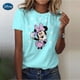 thumbnail image 1 of Disney Cartoon Tee Shirt Mickey Mouse Women Short Sleeve Print Love Sweet Cute 90s Clothing Casual Fashion Graphic T-shirts120 Gao Jinjia LED, 1 of 2