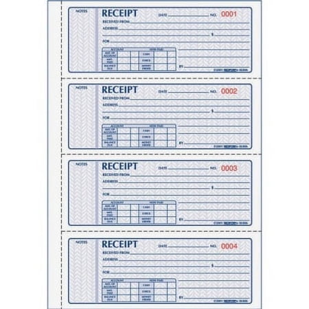 1 PK,Rediform Receipt Money Collection Forms (8L806)