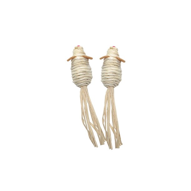 Catit Cornhusk and Raffia Cat Toy2 Mice