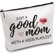 thumbnail image 1 of Bolsas de maquillaje para mamá, bolsa de lona para cosméticos, estuche multiusos de polialgodón con cremallera, neceser de viaje, neceser, monedero., 1 of 9