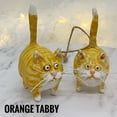 thumbnail image 4 of Adornos navideños Escultura en miniatura Adorno de gato Artesanías de resina Animal Atigrado Siamés Accesorios de decoración del hogar Gato de la suerte, 4 of 4