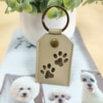thumbnail image 4 of Eespoir Pet Hair Storage Keychain, Cute Leather Keychain, Cute Animal Claw Marks Backpack Pendant, for Handbag Backpack Purse & Gifts, Silver, 4 of 4