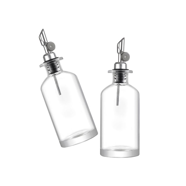 Botella de condimento de Cocina Soledad Botella de aceite Dispensador automático de aceite de oliva 350ml